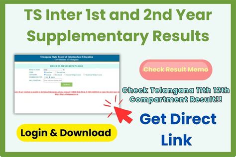 ts inter supplementary results 2023 link